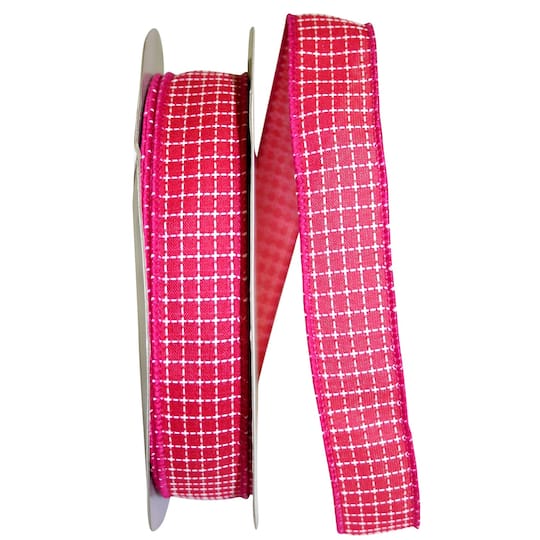 JAM Paper 1.5" x 50yd. Saddle Linen Ribbon